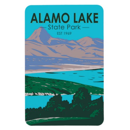 Alamo Lake State Park Arizona Vintage   Magnet
