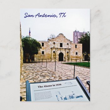 Alamo  San Antonio Postcard by ChordsAndStrings at Zazzle