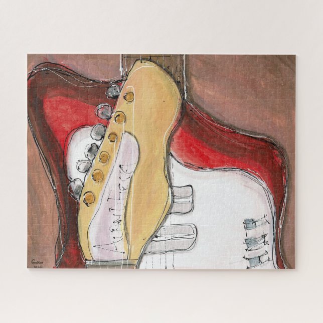 Alamo Vista Guitar 2 Jigsaw Puzzle (Horizontal)