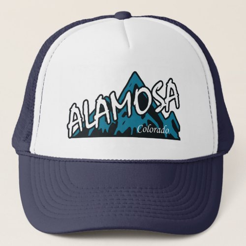 Alamosa Colorado Mountains Trucker Hat
