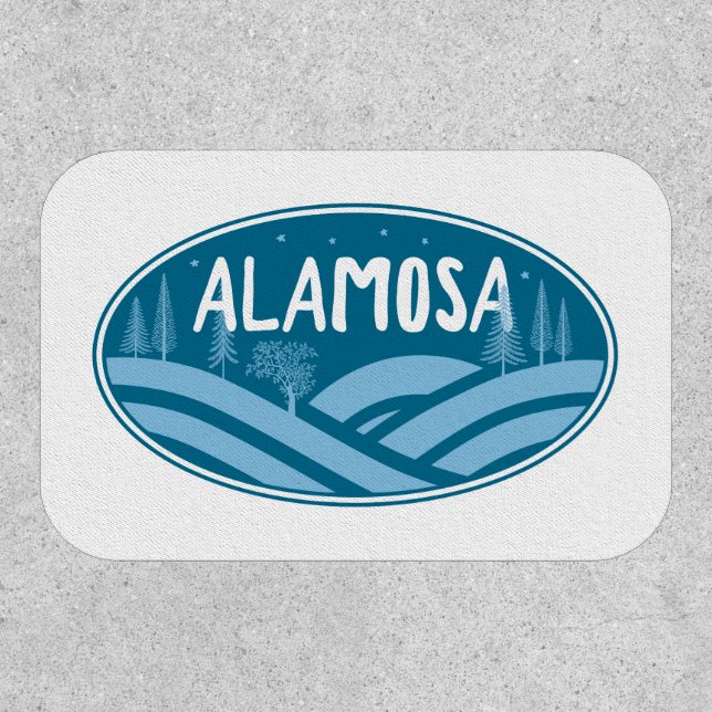 Alamosa Colorado Outdoors Patch (Front)