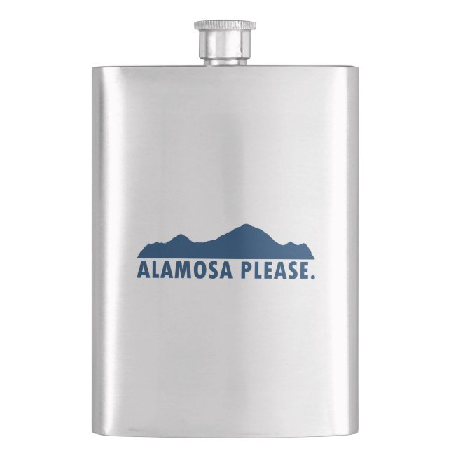 Alamosa Colorado Please Flask (Front)
