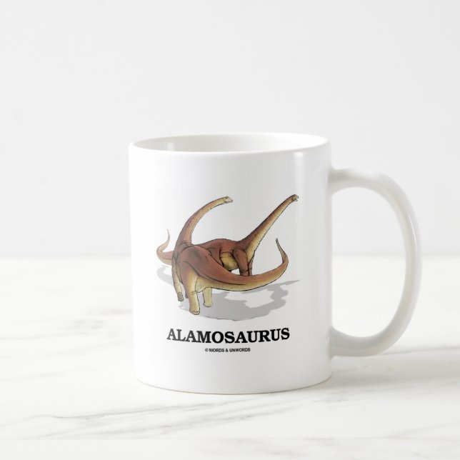 Alamosaurus (Dinosaur Fun) Coffee Mug (Right)