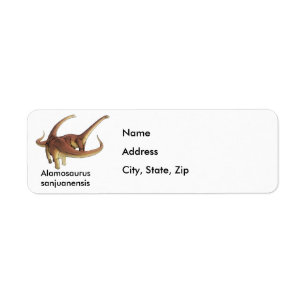 Alamosaurus sanjuanensis label