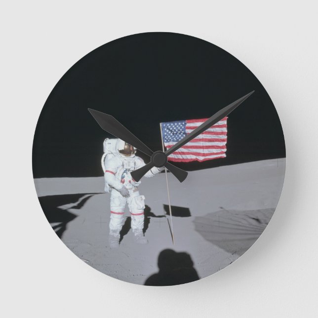 Alan B. Shepard Jr. (Apollo 14) Round Clock (Front)