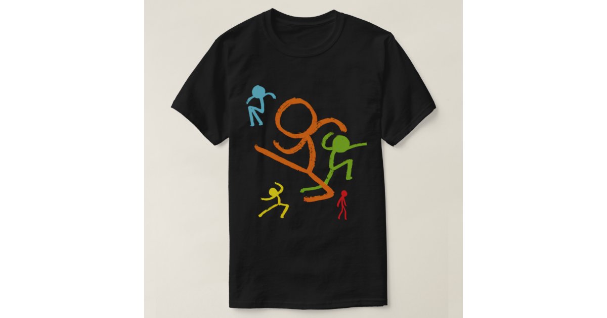  Five Stick Figures Alan Becker Youth T-Shirt Fashion