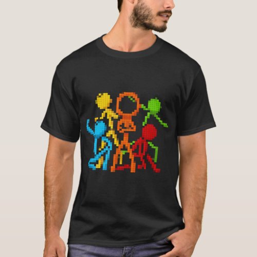 Alan Becker Stick Figures    T_Shirt