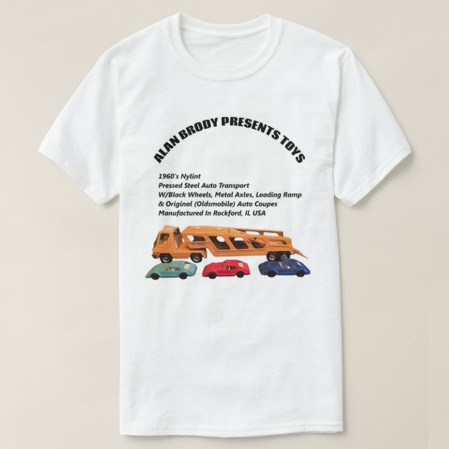 AlAN BRODY PRESENTS TOYS T-Shirt (Design Front)