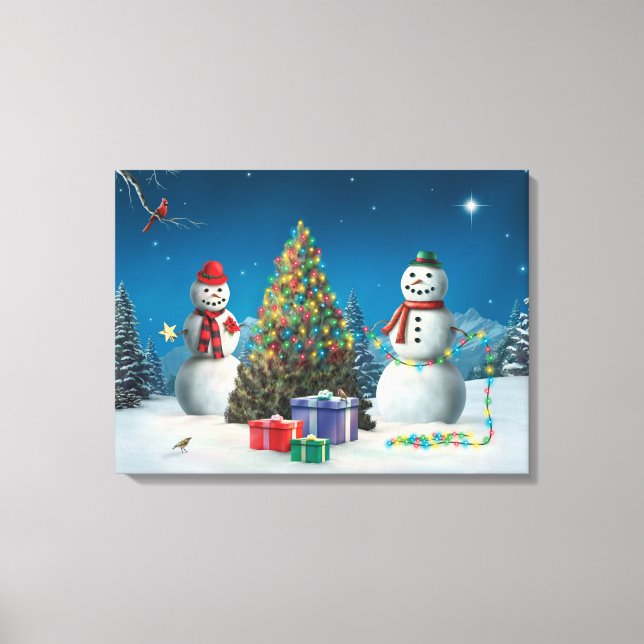 Alan Giana "All is Bright" Canvas Print (Front)