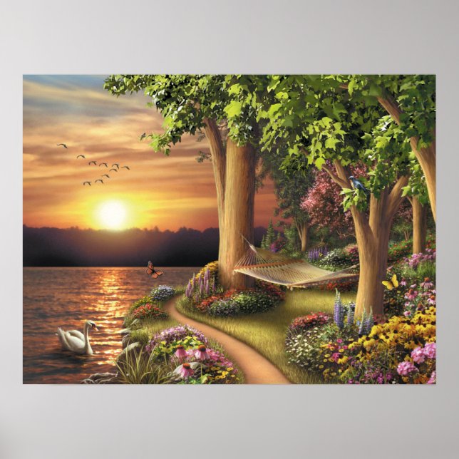 Alan Giana "Around the Lake" Poster (Front)