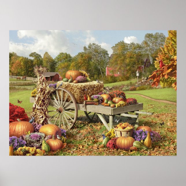 Alan Giana "Autumn Treasures" Poster (Front)