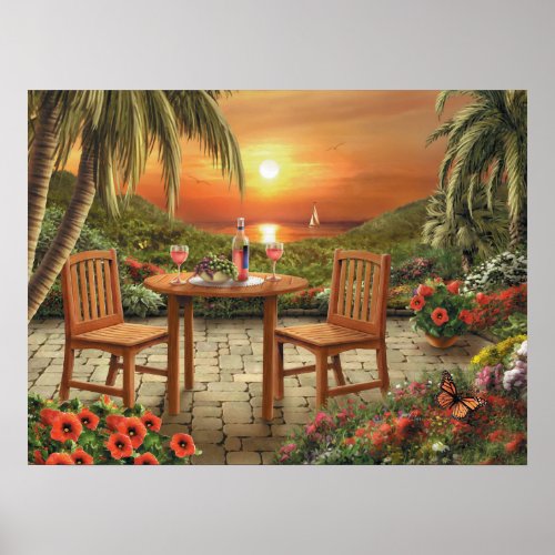 Alan Giana Beautiful as the Sunset Poster