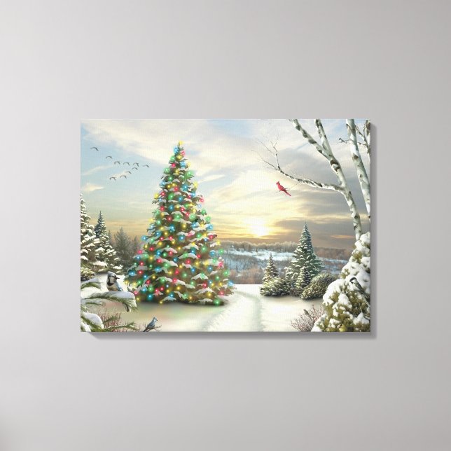 Alan Giana "Christmas Morning" Canvas Print (Front)