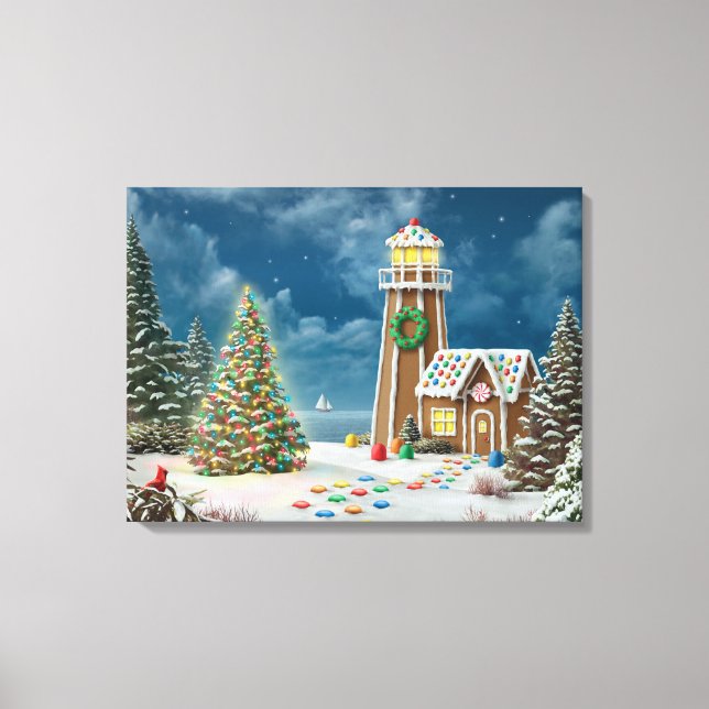 Alan Giana "Gingerbread Light 2" Canvas Print (Front)