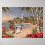 Alan Giana "Island Lights" Poster<br><div class="desc">Alan Giana invites you to enter a tropical Christmas wonderland and walk among the "Island Lights".</div>