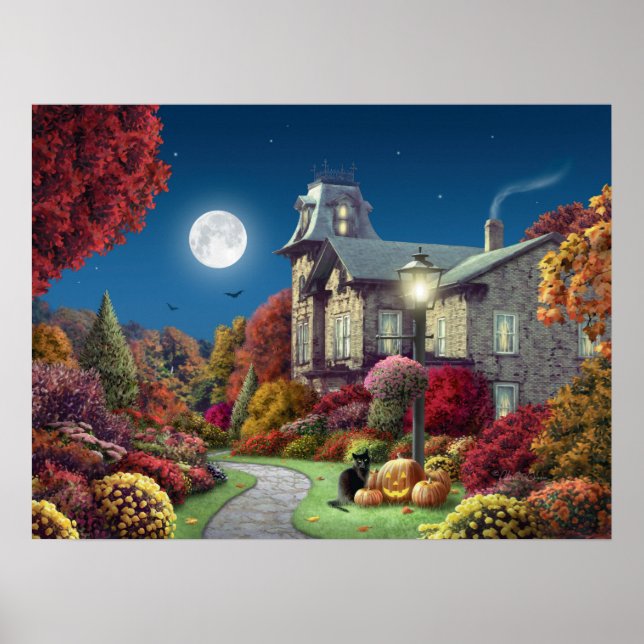 Alan Giana "Moonlight" Canvas Poster (Front)