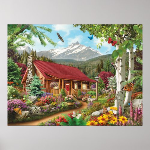 Alan Giana Mountain Hideaway Poster