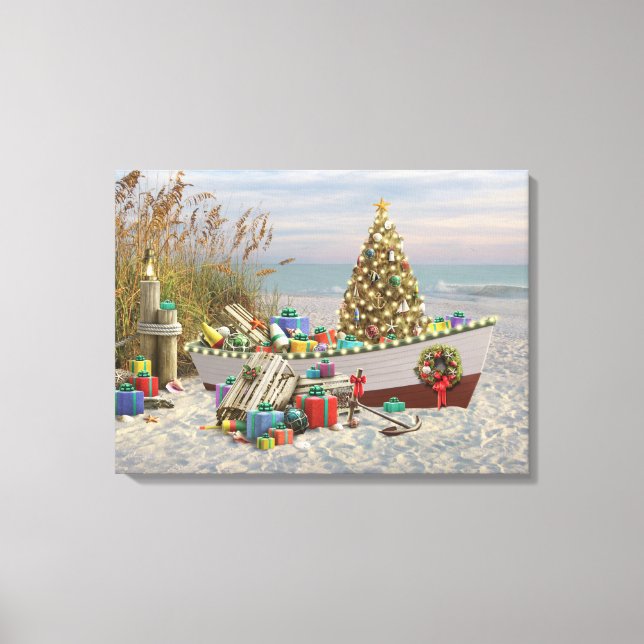 Alan Giana "Nautical Noel" Canvas Print (Front)