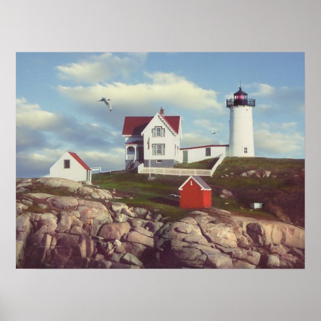 Alan Giana "Nubble Light" Poster (Front)