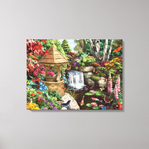 Alan Giana Secret Garden Canvas Print