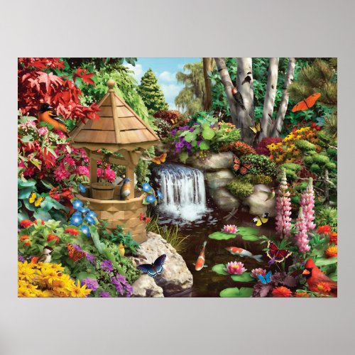 Alan Giana Secret Garden Poster