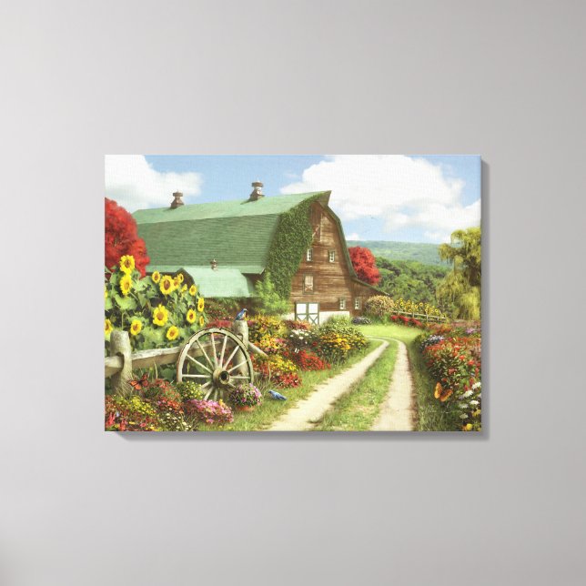 Alan Giana "Silence of the Valley" Canvas Print (Front)