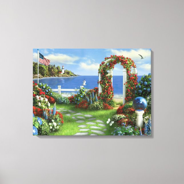 Alan Giana "Silent Wings of Freedom" Canvas Print (Front)