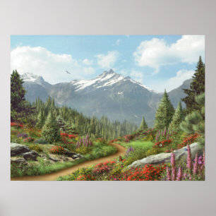 Alan Giana "To the Mountain" Poster