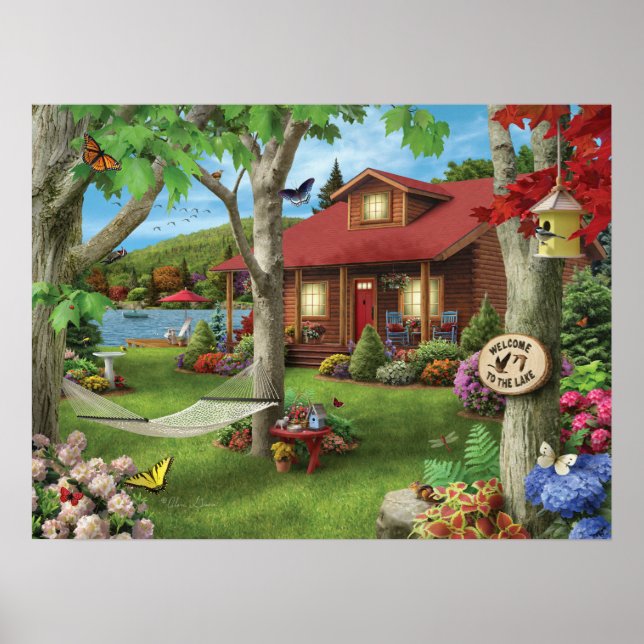 Alan Giana "Welcome to the Lake" Poster (Front)