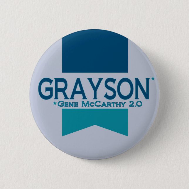 Alan Grayson for President 2012 Pinback Button (Front)