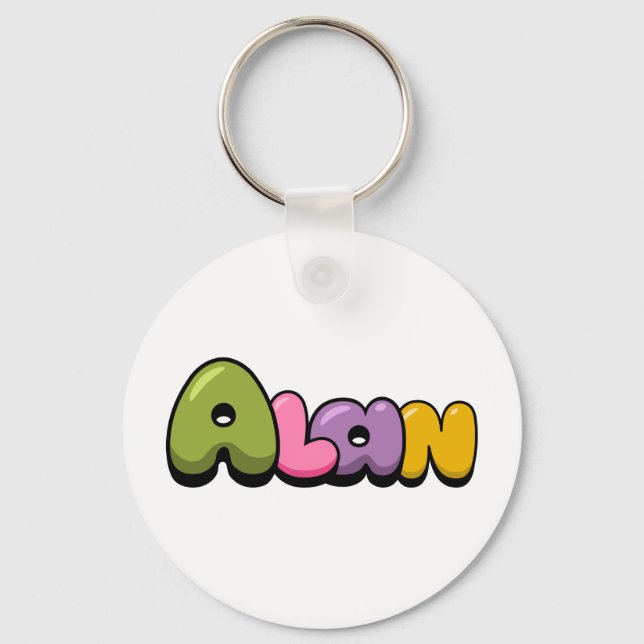 Alan Keychain (Front)
