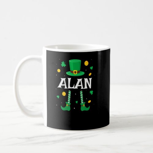Alan Saint Patrick S Day Leprechaun Costume  Alan  Coffee Mug