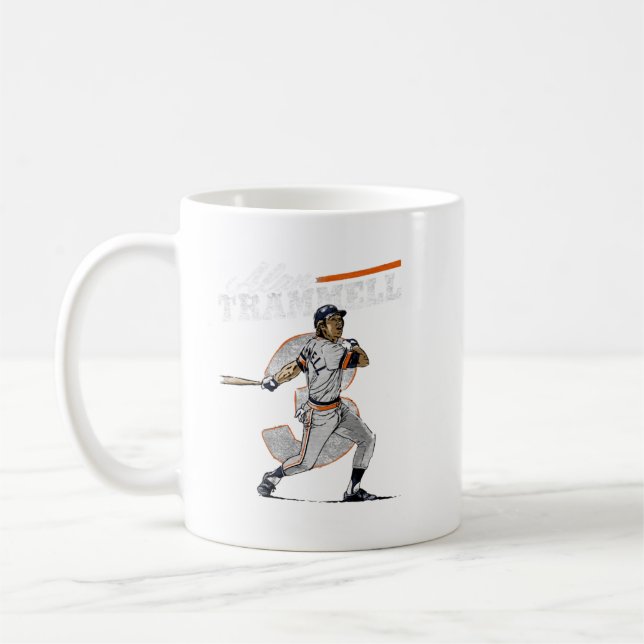 Alan Trammell Retro Coffee Mug (Left)