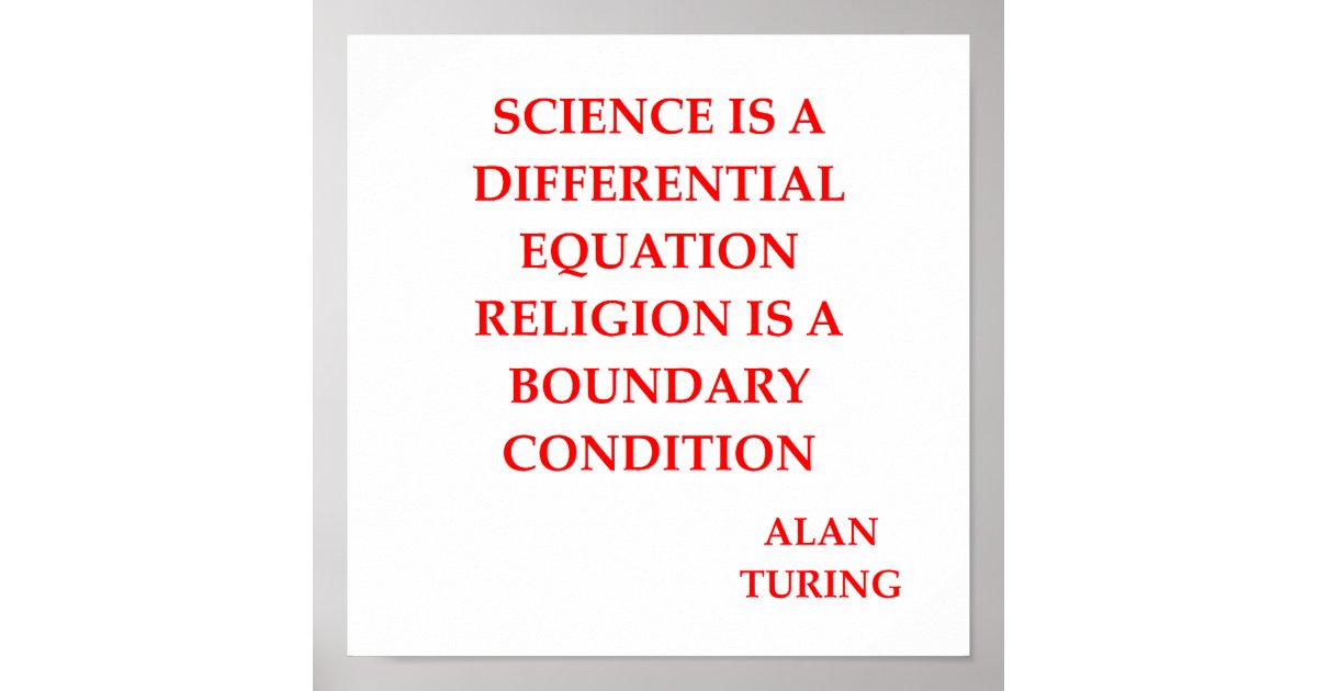 Alan Turing Poster 