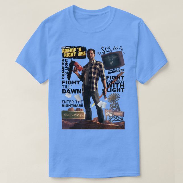 Alan Wakes American Nightmare T-Shirt (Design Front)
