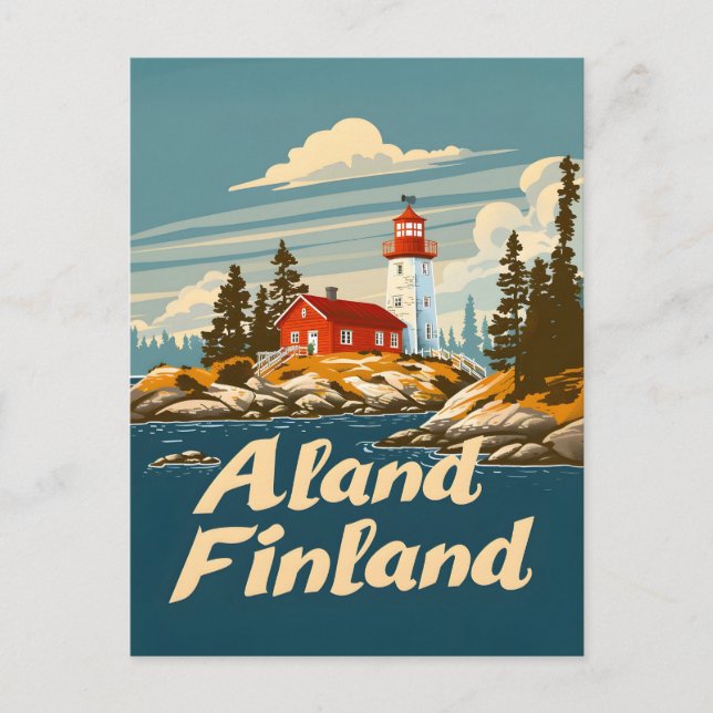 Åland Islands Finland  Postcard (Front)