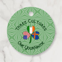 Åland Islands Ireland USA Shamrock Personalized