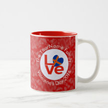 Åland Islands Red Letter LOVE Flag Personalized