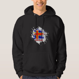 Aland Islands Splash Hoodie