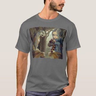 Alannah and the Gargoyle SHIRT gothic fairy art