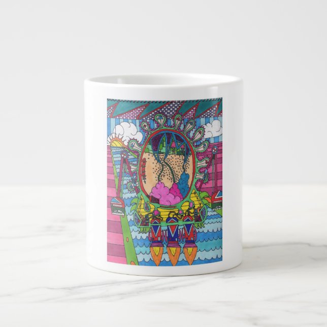 Alan's Rocket Giant Coffee Mug (Front)