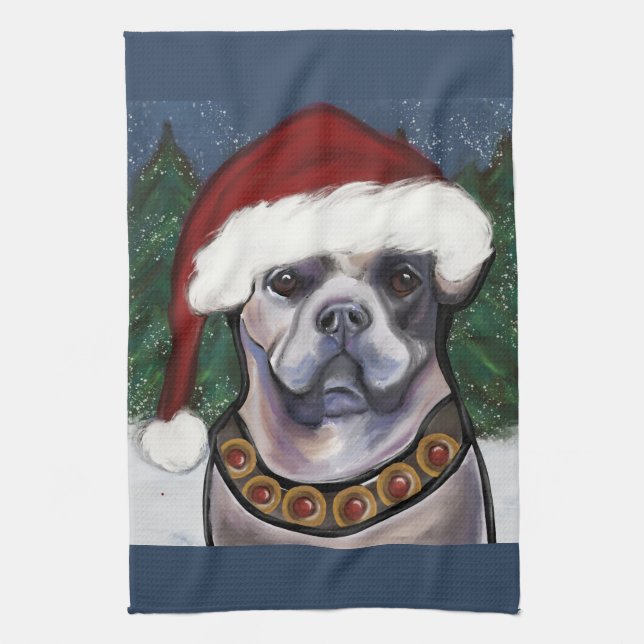 Alapaha Blue Blood Bulldog Kitchen Towel (Vertical)
