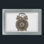 Alarm clock cartoon illustration belt buckle<br><div class="desc">Alarm clock cartoon illustration</div>
