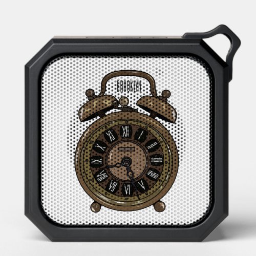 Alarm clock cartoon illustration bluetooth speaker