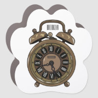 Alarm clock cartoon illustration