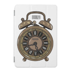 Alarm clock cartoon illustration iPad mini cover