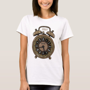 Alarm clock cartoon illustration T-Shirt