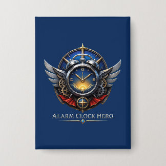 Alarm Clock Hero Logo Button