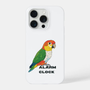 Alarm Clock Sun Conure – Loud Parrot iPhone 15 Pro Case