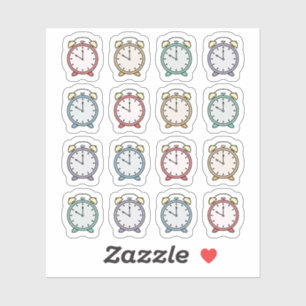 Alarm Clock Time Reminder Bujo Planner Calendar Sticker